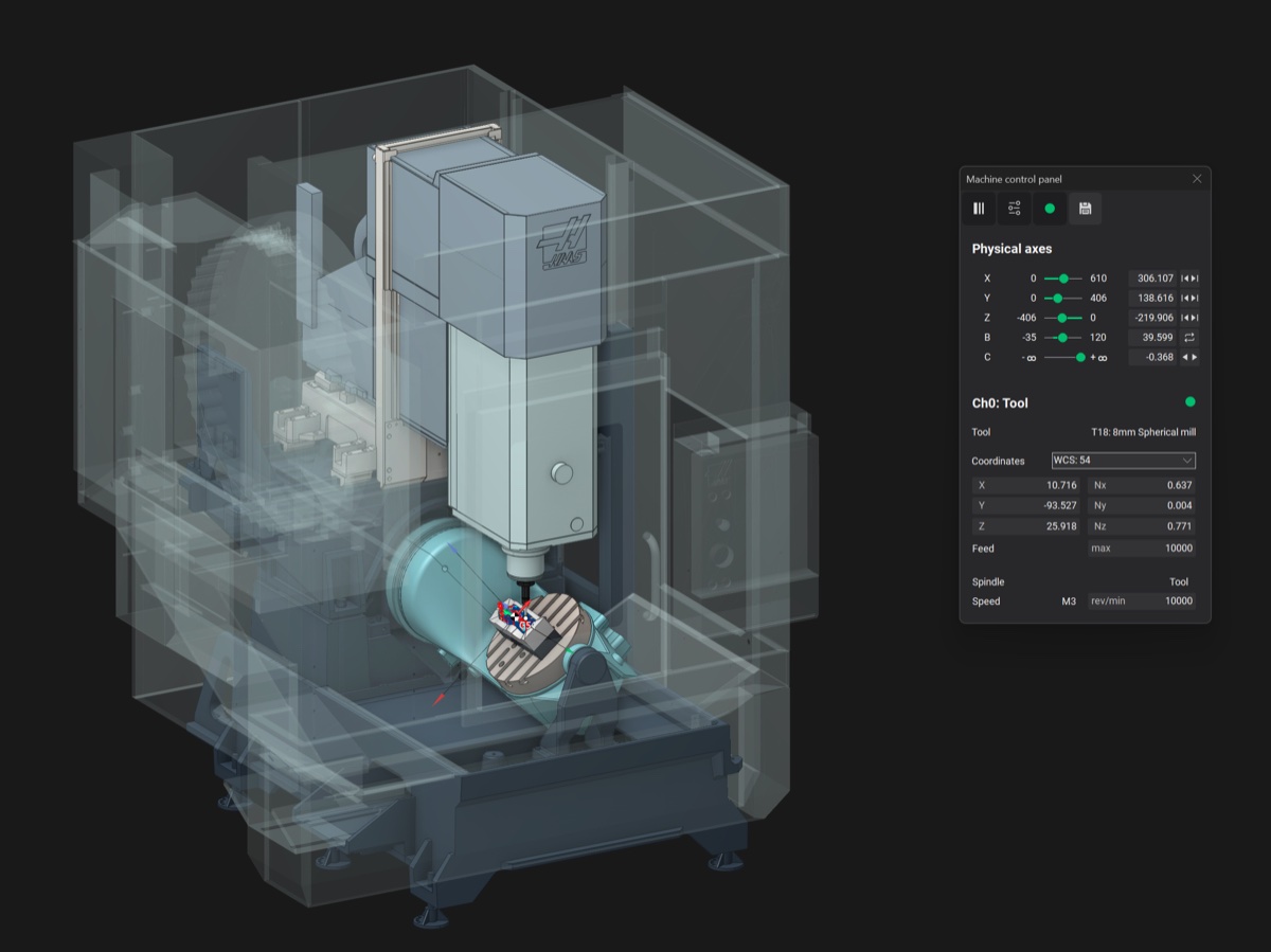 Ency CAM gelişmiş simülasyon ve çarpışma tespiti