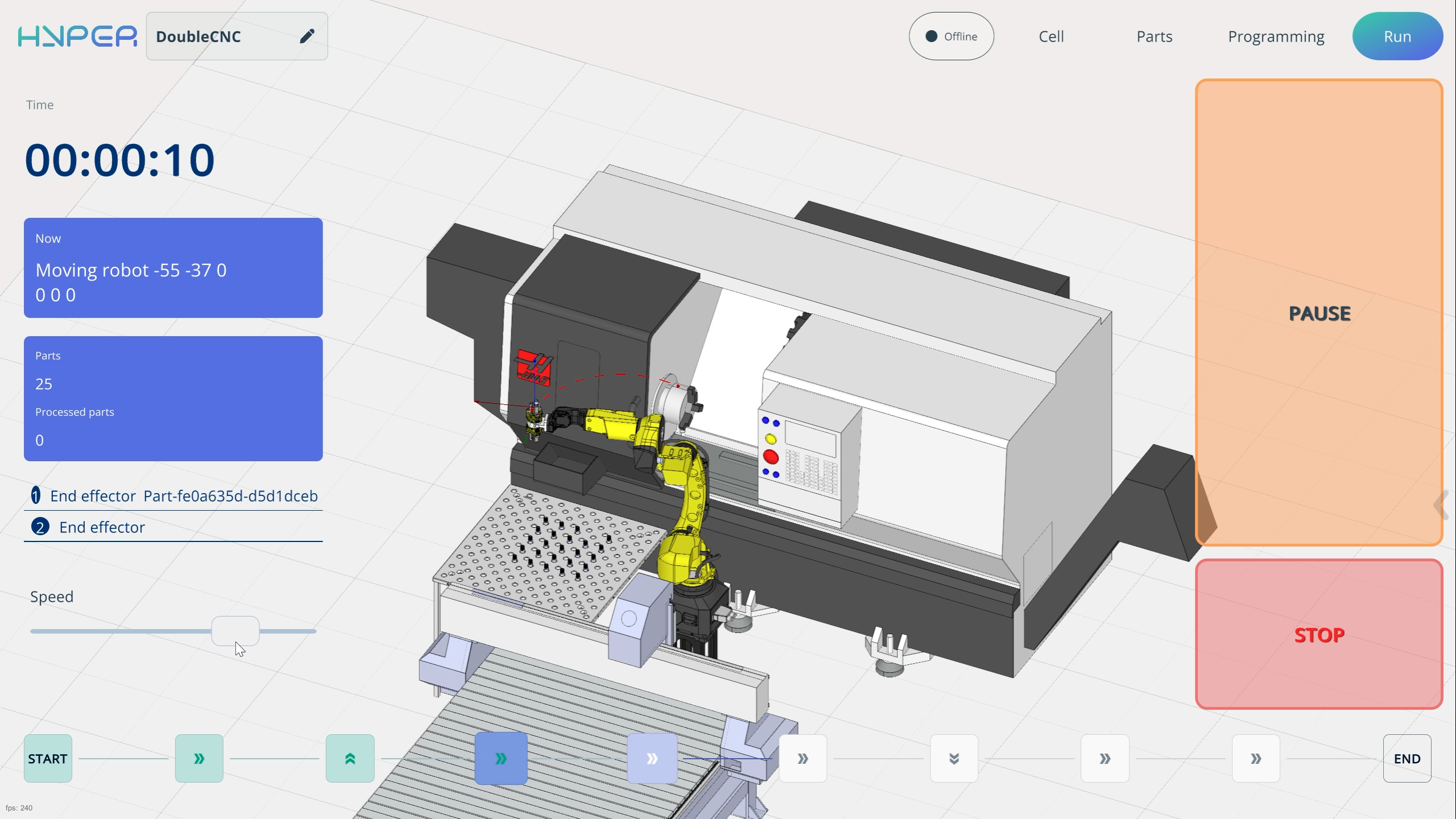 ENCY Hyper Run Mode - Çalıştırma ve İzleme