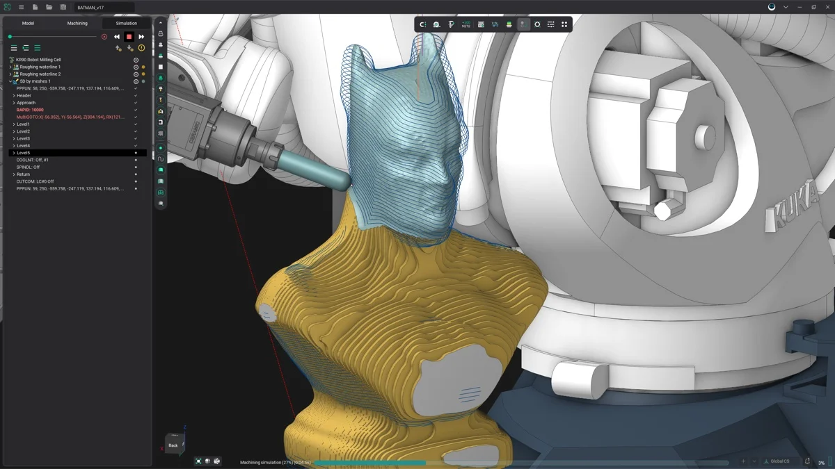 Ency Robot güvenlik ve çarpma önleme simülasyonu