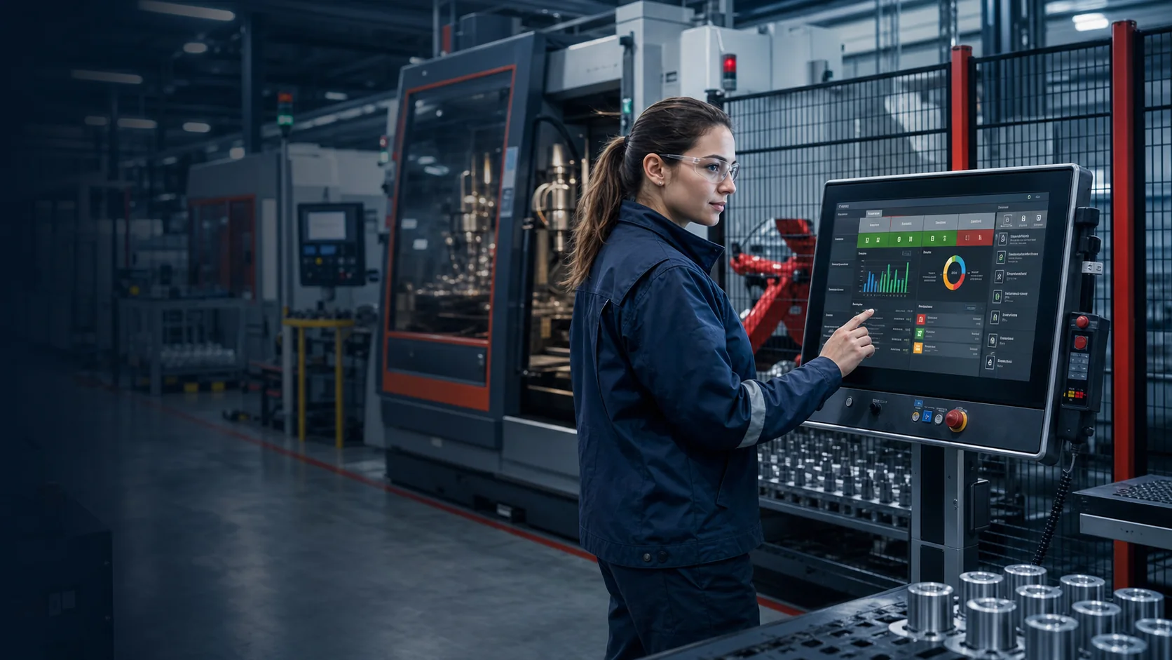 TMS Automotive Quality ve MES bağlantılı üretim ekranı