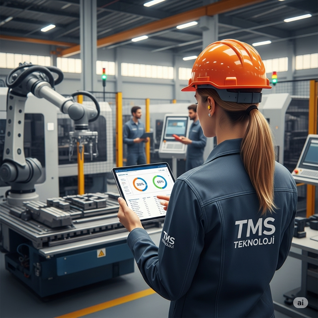 Dijital dönüşüm ve üretim performans paneli